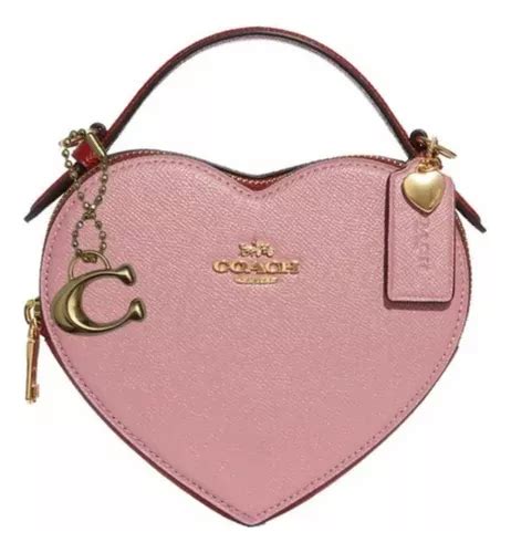 bolsa coach rosa grande|bolsa coach crossbody corazon.